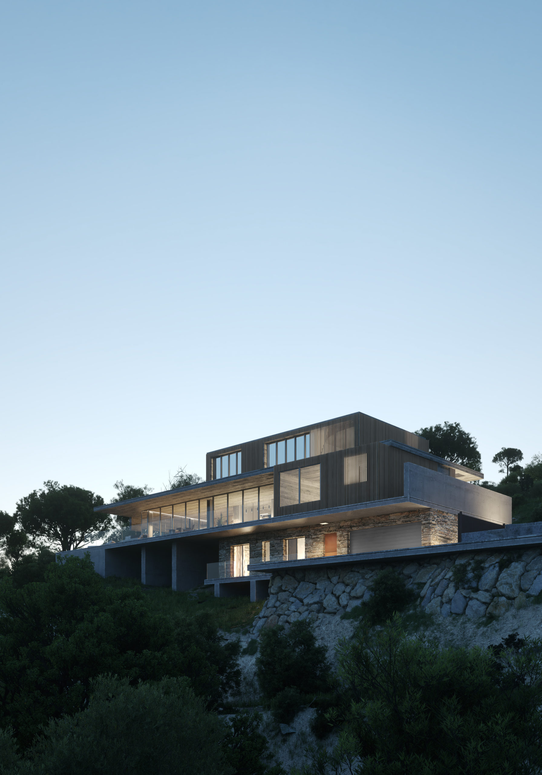 Maison 2.49 d'architecte à Saint-Marc-Jaumegarde près d'Aix-en-Provence